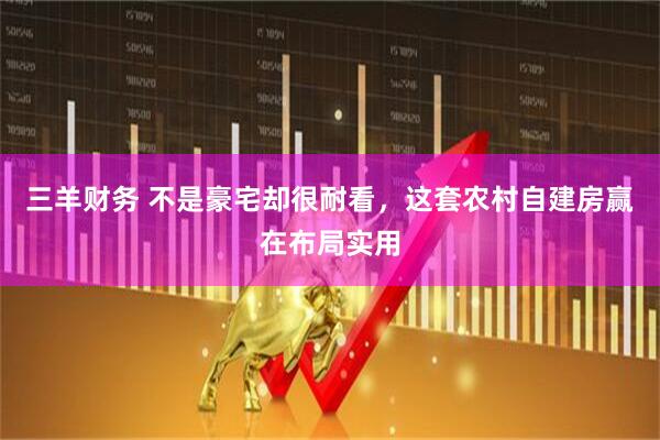 三羊财务 不是豪宅却很耐看，这套农村自建房赢在布局实用